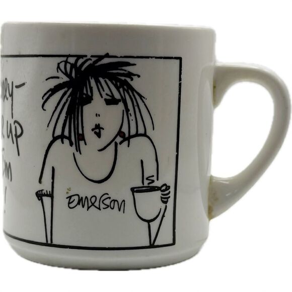 Vintage 1980s funny weight loss, coffee mug - Picture 1 of 6